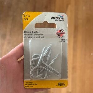 Stanley Zinc-Plated Hardware Backing Card - White and Black